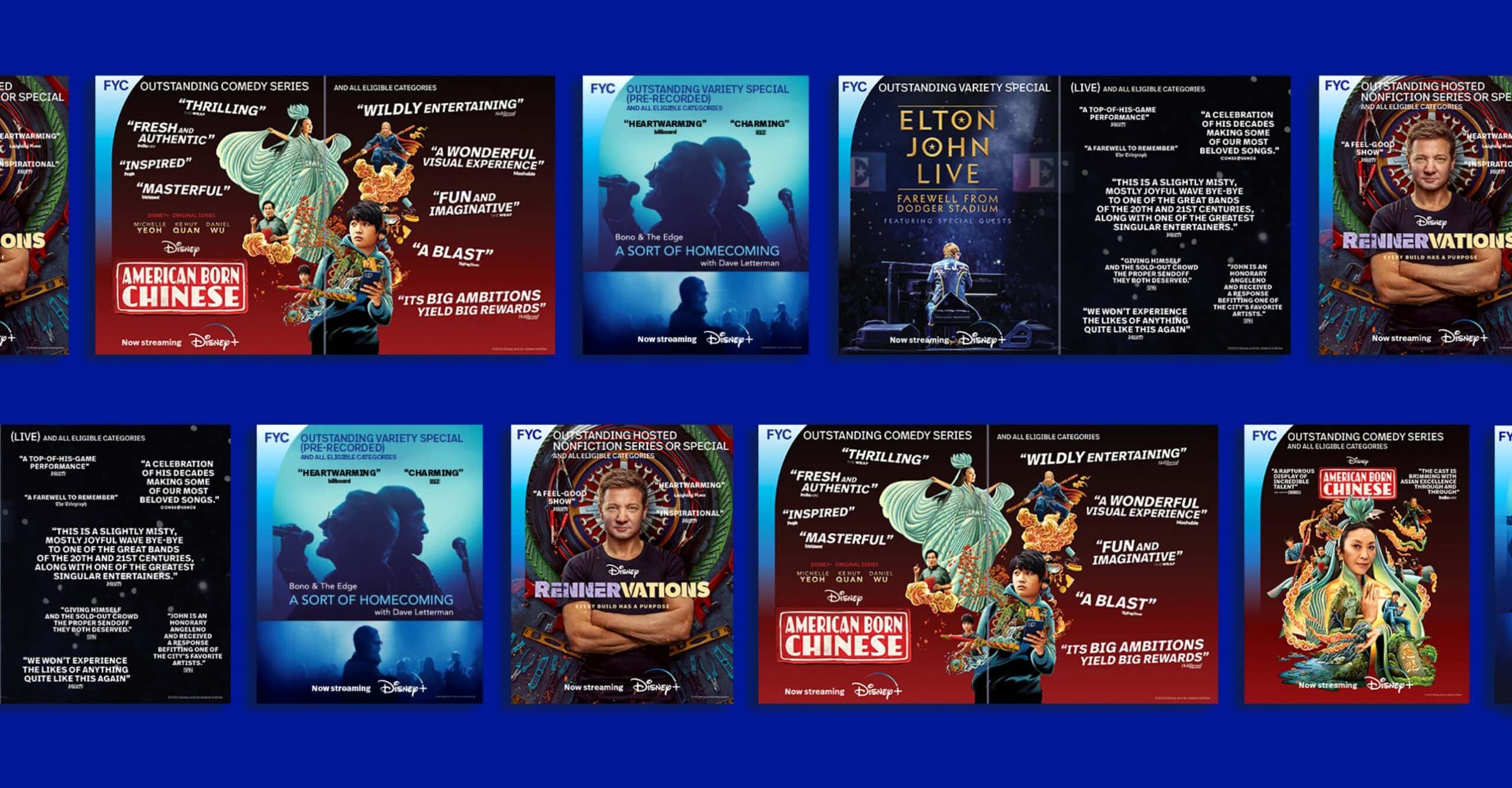 Disneys Emmy Campaign - Print Material